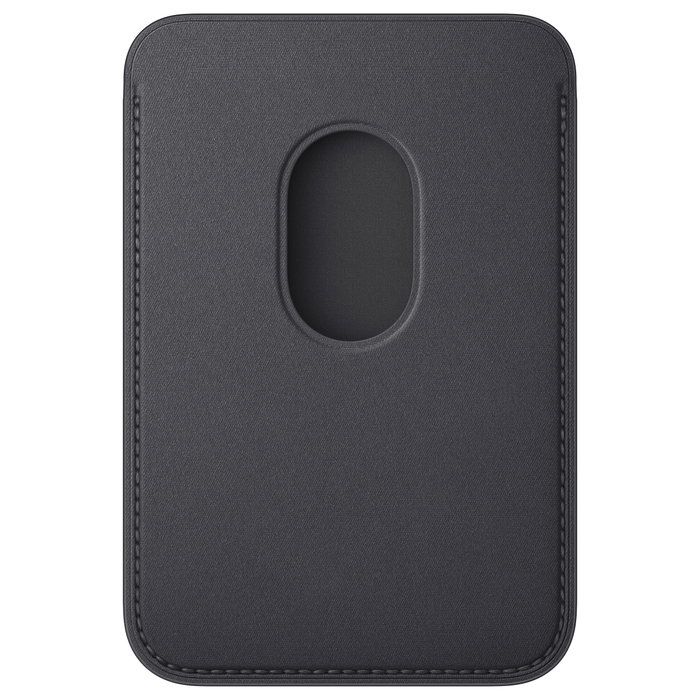 Apple Cartera de tejido fino con MagSafe, Negro
