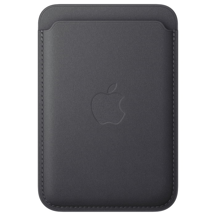 Apple Cartera de tejido fino con MagSafe, Negro