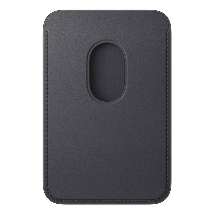 Apple Cartera de tejido fino con MagSafe, Negro