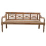 DKD Home Decor Banco Balines Natural 62 x 90 x 190 cm 4 Plazas