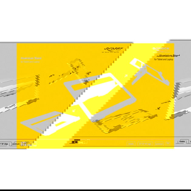 DeLOCK Soporte para Tablet y Notebook, Soportes para Viajes DeLOCK Soporte para Tablet y Notebook, Soportes para Viajes