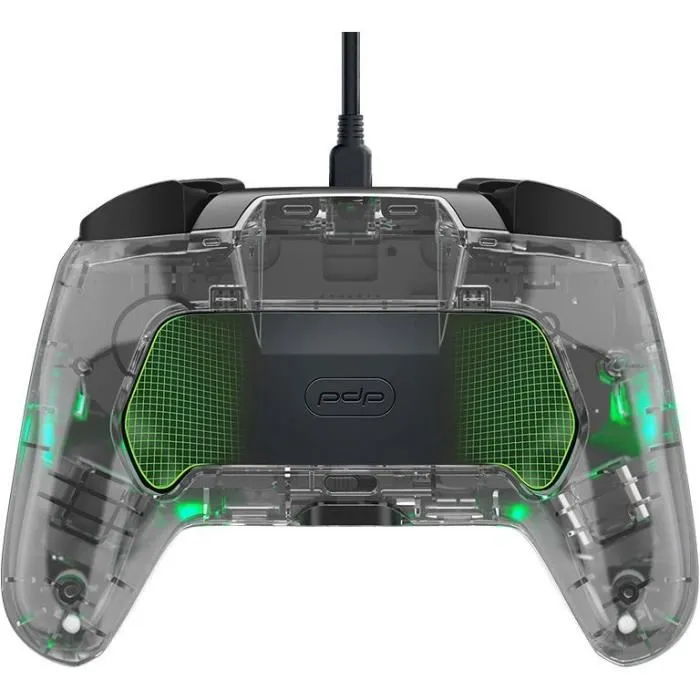 PDP Controlador Prismatic Afterglow con Cable para Nintendo Switch con Iluminación LED y Conector de Audio 3.5mm