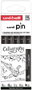 Uniball Set de 5 Rotuladores Caligráficos PIN Negro