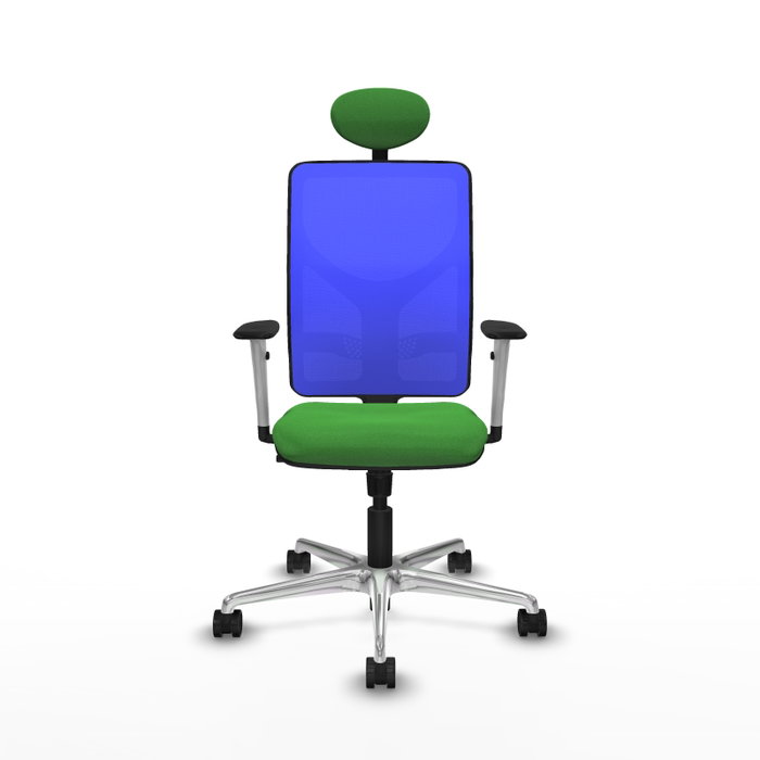PIQUERAS Y CRESPO Silla de oficina Motilla con mecanismo Sincro, Verde y Azul PIQUERAS Y CRESPO Silla de oficina Motilla con mecanismo Sincro, Verde y Azul