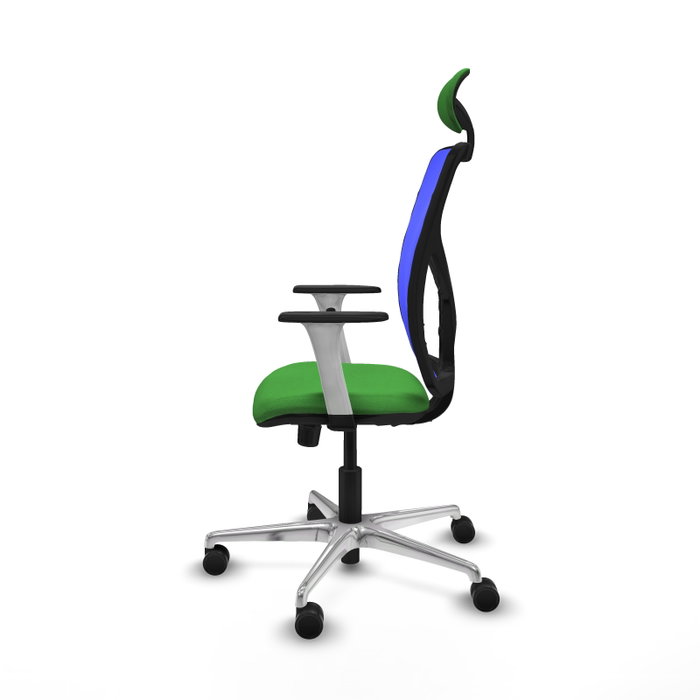 PIQUERAS Y CRESPO Silla de oficina Motilla con mecanismo Sincro, Verde y Azul PIQUERAS Y CRESPO Silla de oficina Motilla con mecanismo Sincro, Verde y Azul
