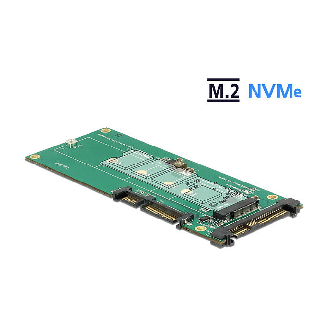 DeLOCK 62864 Convertidor U.2 SFF-8639 NVMe / SATA 22 Pin a M.2 Key M