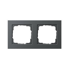 GIRA Marco 021223 E2 Antracita 2 enchufes