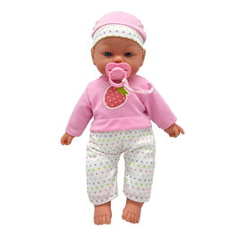 Tachan Muñeca Bebé Blanda Con Sonidos y Chupete 41Cm