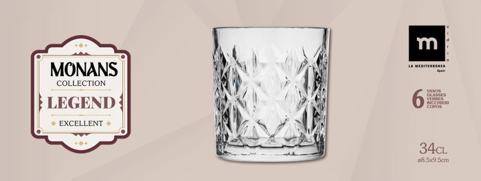 La Mediterranea Vaso Monans Legend 34cl MD
