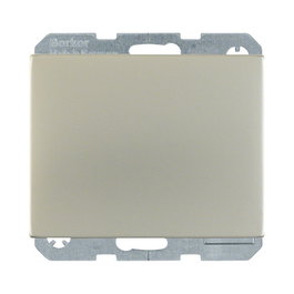 Berker 47517204 SCHUKO-Steckdose mit Klappdeckel Acero inoxidable