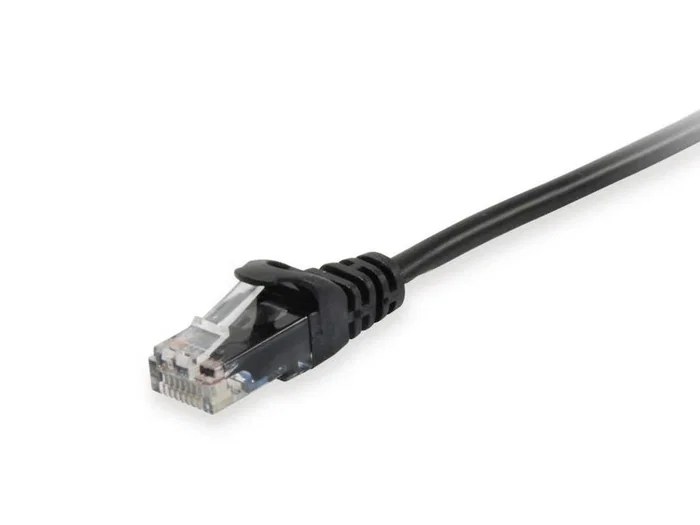 Equip 603051 Cable de Red Cat6a U/UTP RJ45 a RJ45 0.5m Negro, LSZH, 10G Ethernet, PoE+