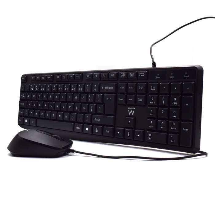 Ewent Teclado Portugués + Ratón con Escritura Silenciosa Ewent Teclado Portugués + Ratón con Escritura Silenciosa