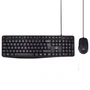 Ewent EW3007 Kit de Teclado Portugués y Ratón Negro