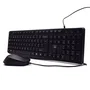 Ewent EW3007 Kit de Teclado Portugués y Ratón Negro