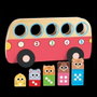 Diset Juego Goula 1 to 5 Bus de madera