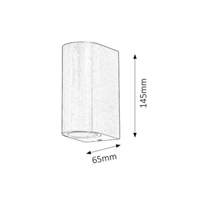 Aplique Exterior RABALUX "Chile" 2xGU10 IP44 [RAB-8034] Aluminio