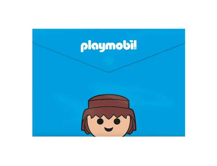 Dohe Carpeta Playmobil Dossier A4 con Cierre de Velcro