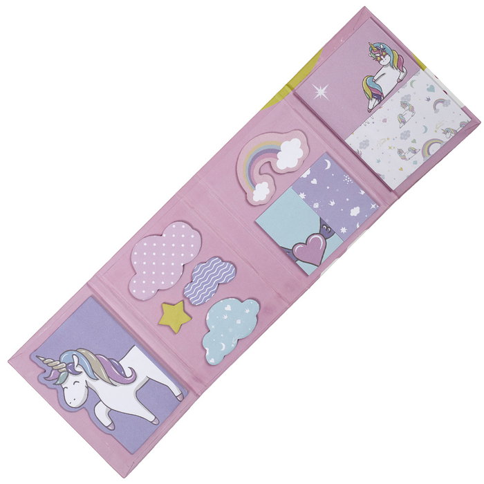 Jeux 2 momes Juego De 10 Bloc Notas Adhesivas Unicornio Licorne