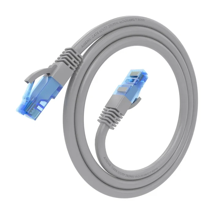 Aisens Cable de Red RJ45 Cat.6 UTP AWG26 CCA 0,5m Gris Aisens Cable de Red RJ45 Cat.6 UTP AWG26 CCA 0,5m Gris