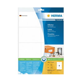 HERMA 8645 Etiquetas Premium A4 Papel Blanco 105x74 mm