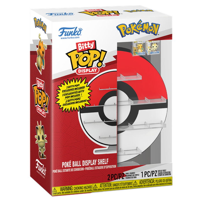 Funko Pokémon Bitty POP! Display Vinyl Figuras Poké Ball Funko Pokémon Bitty POP! Display Vinyl Figuras Poké Ball