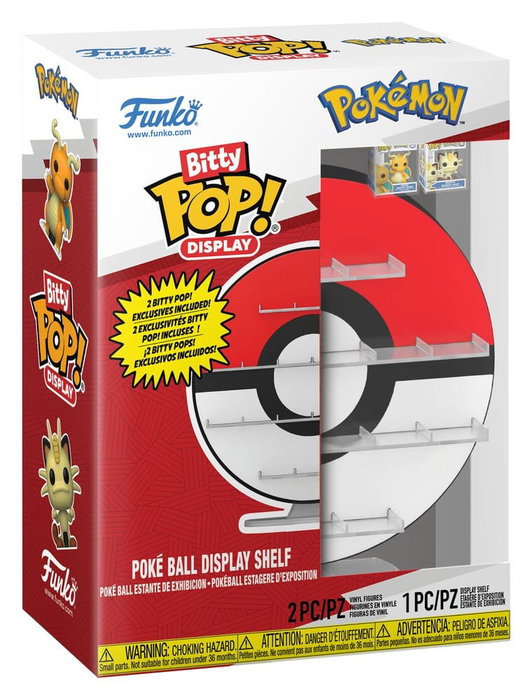 Funko Pokémon Bitty POP! Display Vinyl Figuras Poké Ball Funko Pokémon Bitty POP! Display Vinyl Figuras Poké Ball