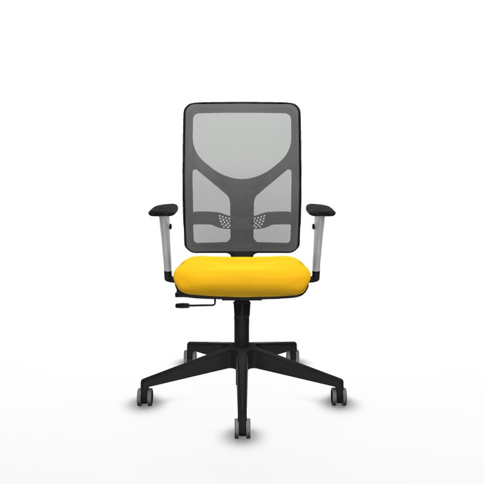 PIQUERAS Y CRESPO Silla de oficina Motilla con mecanismo Sincro/Traslack Amarillo y Gris PIQUERAS Y CRESPO Silla de oficina Motilla con mecanismo Sincro/Traslack Amarillo y Gris