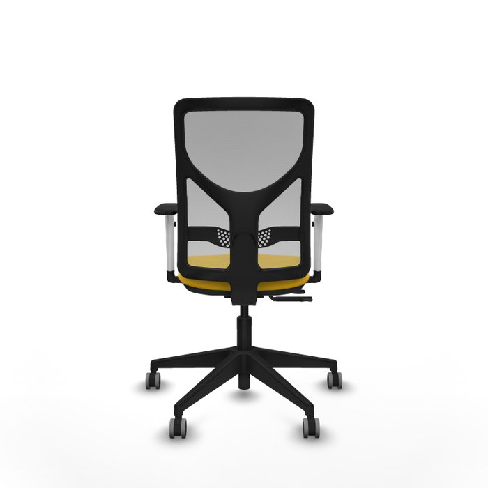 PIQUERAS Y CRESPO Silla de oficina Motilla con mecanismo Sincro/Traslack Amarillo y Gris PIQUERAS Y CRESPO Silla de oficina Motilla con mecanismo Sincro/Traslack Amarillo y Gris