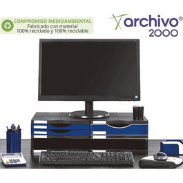 Archivo 2000 Soporte Monitor Ergonómico Sostenible 6522M1 NE