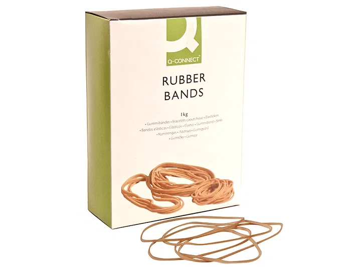 Q-connect Gomillas Elásticas 1000 gr Nº 12 (120 x 2 mm)