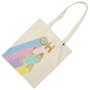 The Concept Factory Bolsa Tote Bag "Oh La La" Colección Rainbow - Algodón con detalles dorados