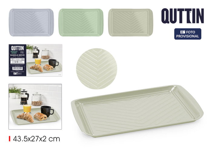 Inde Bandeja de Metal para Servir Quttin, Surtido de 3 Modelos (12 Unidades) Inde Bandeja de Metal para Servir Quttin, Surtido de 3 Modelos (12 Unidades)