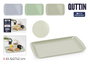 Inde Bandeja de Metal para Servir Quttin, Surtido de 3 Modelos (12 Unidades)