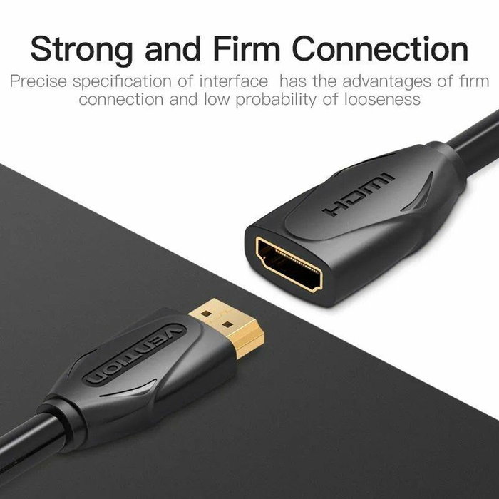 Vention Cable Alargador HDMI VAA-B06-B300 3m Negro