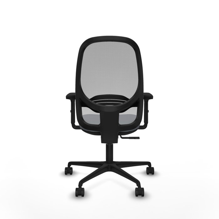 PIQUERAS Y CRESPO Silla de oficina Cilanco con mecanismo Sincro y brazos 2D, Gris