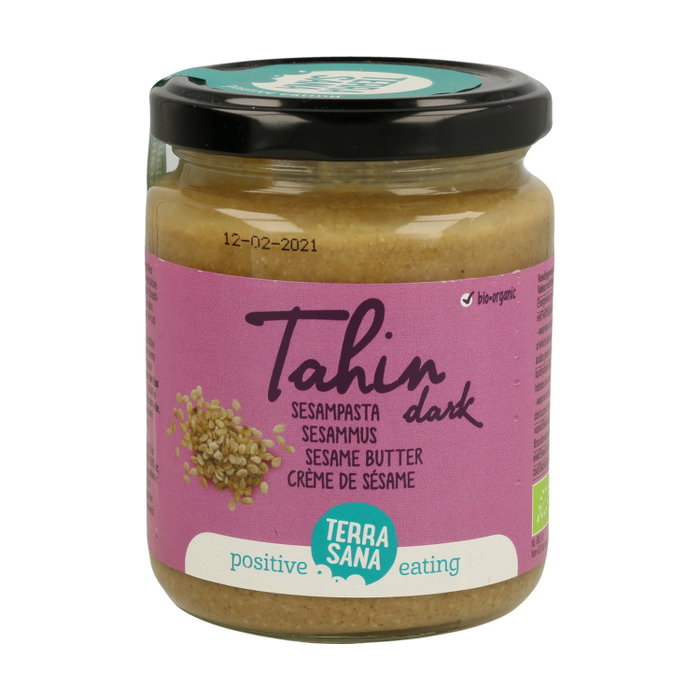TERRASANA Tahin Dark tostado 250g sin sal vegan TERRASANA Tahin Dark tostado 250g sin sal vegan