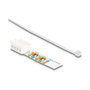 DeLOCK Conector RJ45 Cat.6A con pestillo de empuje y tracción, Plata