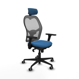PIQUERAS Y CRESPO Silla de oficina Jorquera Azul claro y Gris