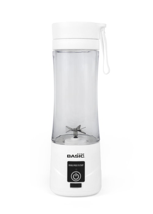 Inde Batidora de Vaso Portátil Recargable Basic Home, Capacidad 380 ml, 24 x 7.5 cm (6 Unidades)