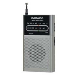 Daewoo DW1027SL Radio Portátil AM/FM Plata