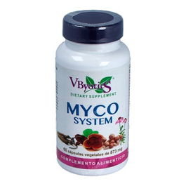 VBYOTICS Myco System 60 Cápsulas - Fórmula para el Mantenimiento del Sistema Inmunitario
