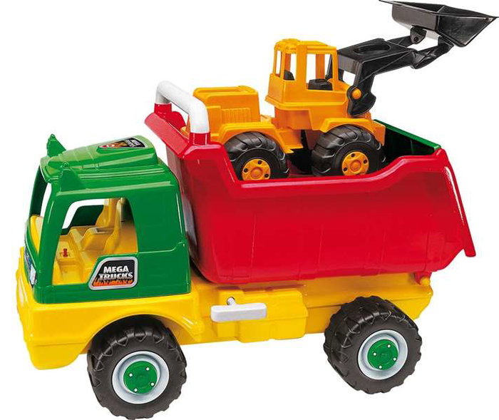 AVC Camion volquete con excavadora 68x45x32 cm Plástico AVC Camion volquete con excavadora 68x45x32 cm Plástico