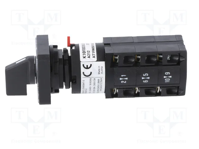 SCHNEIDER ELECTRIC Interruptor de leva 10A 3 posiciones 1-0-2 SCHNEIDER ELECTRIC Interruptor de leva 10A 3 posiciones 1-0-2