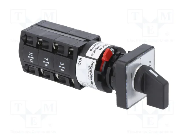 SCHNEIDER ELECTRIC Interruptor de leva 10A 3 posiciones 1-0-2 SCHNEIDER ELECTRIC Interruptor de leva 10A 3 posiciones 1-0-2