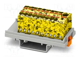 PHOENIX CONTACT PTFIX 4/18X1,5-NS35-FE Conector de carril de 19 bornas