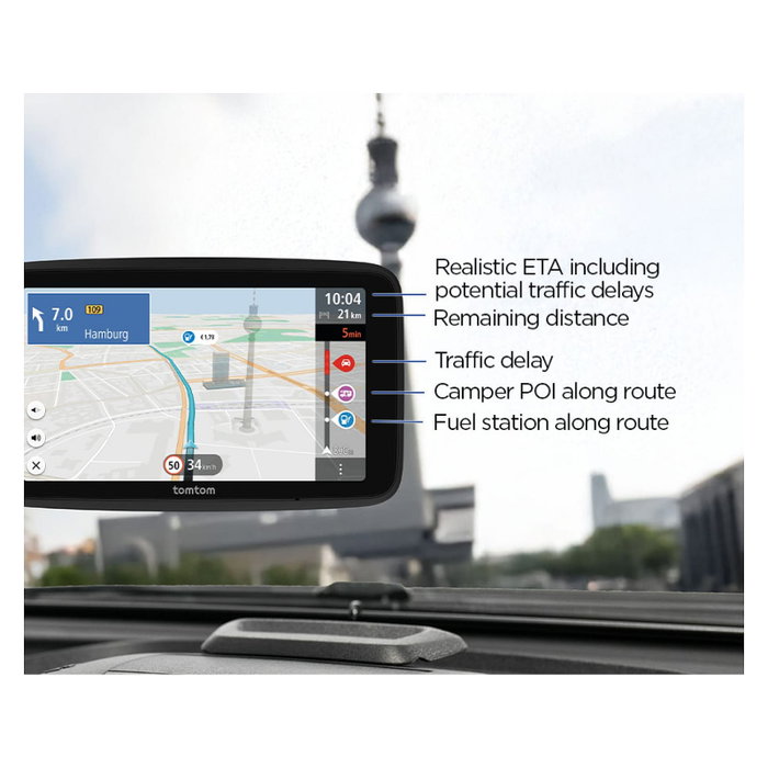 TomTom GO Camper Tour 2. Generation GPS para autocaravanas y caravanas