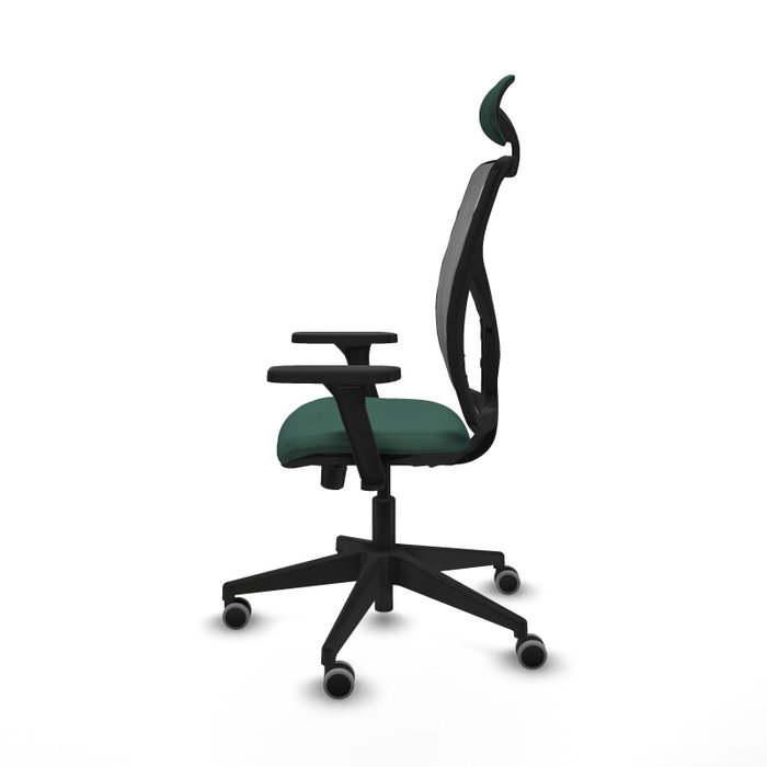 PIQUERAS Y CRESPO Silla de oficina Motilla con mecanismo Sincro/Traslack, Verde botella y Gris PIQUERAS Y CRESPO Silla de oficina Motilla con mecanismo Sincro/Traslack, Verde botella y Gris