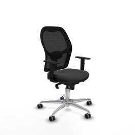 PIQUERAS Y CRESPO Silla de oficina Jorquera Gris oscuro y Negro