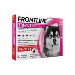 Frontline Tri-Act XL 6 Pipetas (40-60kg) de antiparasitario externo