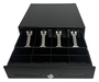 Premier 410-HQ B Cajón de efectivo automático y manual Negro
